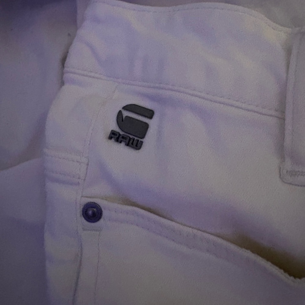 White g star jeans